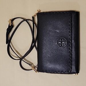 Tory Burch Black Leather Crossbody Bag